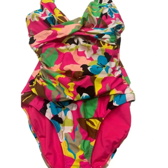 Anne Cole One Piece Swimsuit Tummy Control Size 6 NWT - Picture 2 of 6